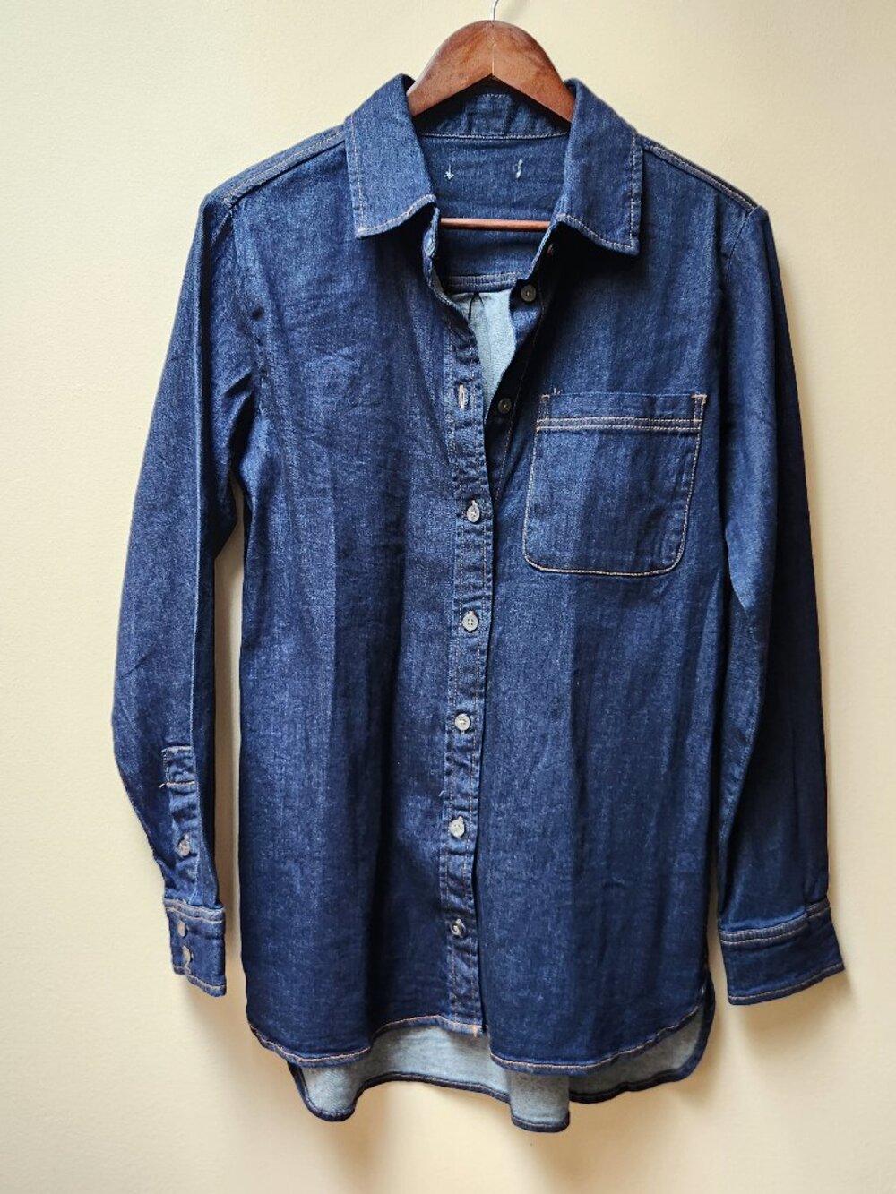 Buffalo David Bitton dark denim shirt / M